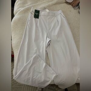 Halara White Pants (NWT)